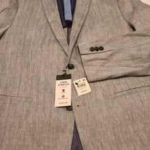 Load image into Gallery viewer, Alfani stretch gray herringbone blazer