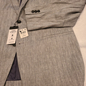 Alfani stretch gray herringbone blazer