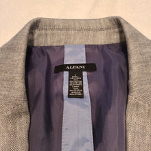 Load image into Gallery viewer, Alfani stretch gray herringbone blazer