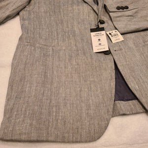 Alfani stretch gray herringbone blazer