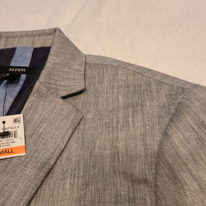 Alfani stretch gray herringbone blazer