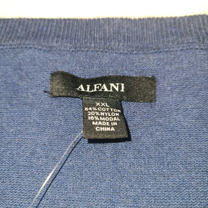 Alfani cotton V-neck sweater