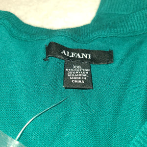 Alfani cotton V-neck sweater