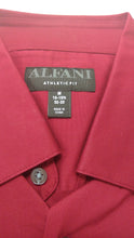 Load image into Gallery viewer, Alfani men&#39;s medium ruby red long-sleeve dress shirt