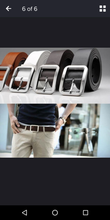 Load image into Gallery viewer, Men&#39;s faux leather belt