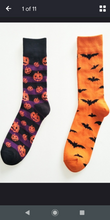 Load image into Gallery viewer, Lot of 2 pairs of Halloween socks