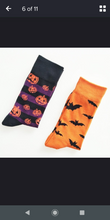 Load image into Gallery viewer, Lot of 2 pairs of Halloween socks