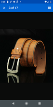 Load image into Gallery viewer, Men&#39;s faux leather belt
