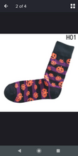 Load image into Gallery viewer, Lot of 2 pairs of Halloween socks
