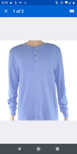 Club Room men's long-sleeve Henley shirt