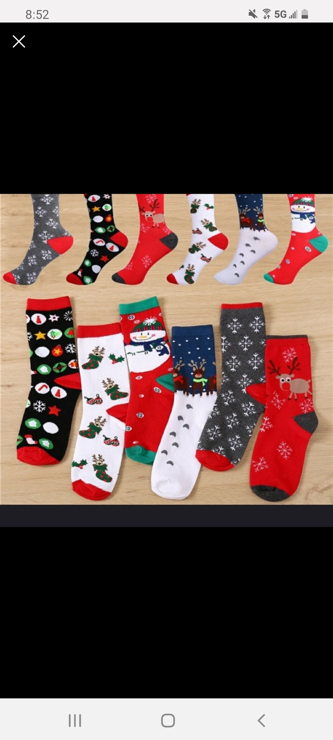 Christmas socks 5 pairs