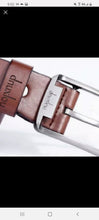 Load image into Gallery viewer, Lot of 2 men&#39;s leather belts