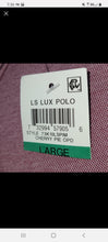 Load image into Gallery viewer, Tasso Elba polo long-sleeve shirt