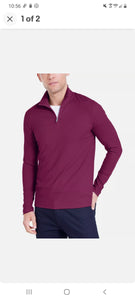 Alfani stretch 1/4 zip sweater