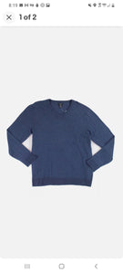 Alfani cotton V-neck sweater