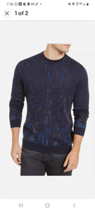 Alfani cotton splatter sweater